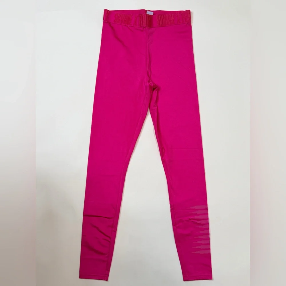 Pink Leggings Athleisure Savage X Fenty Sports Casual Lounge Pants Active Wear - Picture 5 of 17